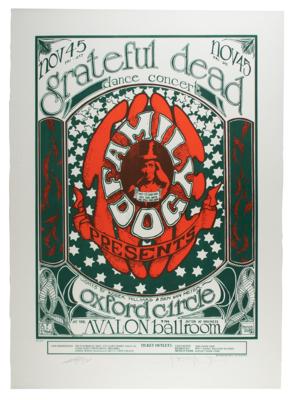 Lot #3100 Grateful Dead Limited Edition Oversized Lithograph Signed by Stanley Mouse and Alton Kelley - Image 1