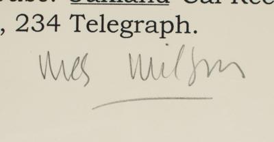 Lot #3099 Grateful Dead Limited Edition Oversized Lithograph Signed by Wes Wilson - Image 2