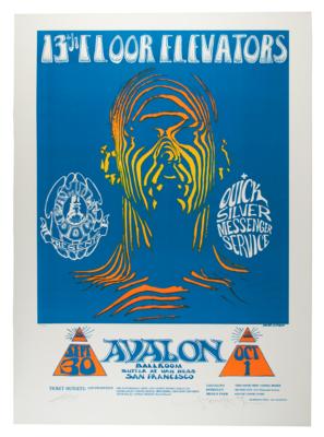 Lot #3232 Zebra Man Limited Edition Oversized Lithograph Signed by Stanley Mouse and Alton Kelley - Image 1