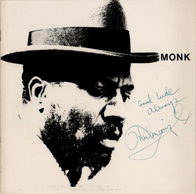 Lot #3121 Thelonious Monk and Band Signed 1963 Program - Image 1