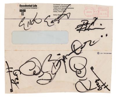 Lot #3466 The Cars Signatures (1979) - Image 1