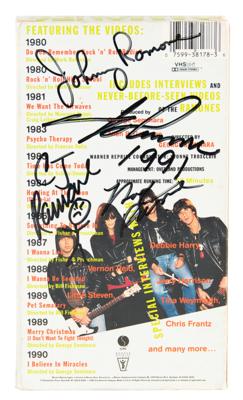 Lot #3443 The Ramones Signed VHS Tape - Image 1