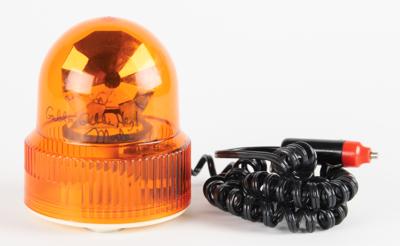 Lot #3440 The Ramones: Monte Melnick Signed Police Light from Tour Van - Image 1