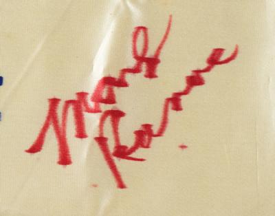 Lot #3416 The Ramones Signed Logo Flag - Image 3