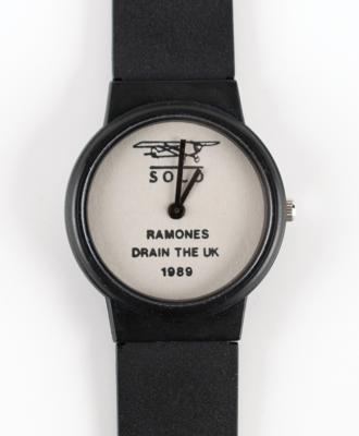 Lot #3413 CJ Ramone's 1989 'Drain the UK' Tour Wristwatch - Image 1