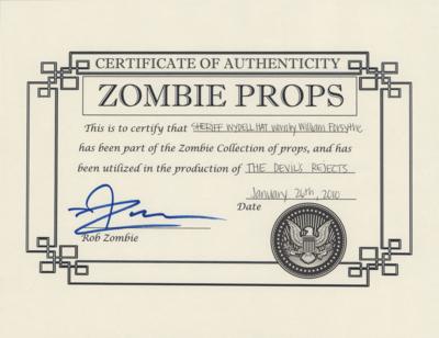 Lot #3428 Rob Zombie: The Devil's Rejects Sheriff Costume - Image 17