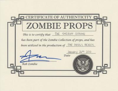 Lot #3428 Rob Zombie: The Devil's Rejects Sheriff Costume - Image 18