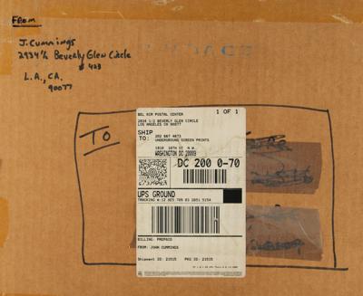 Lot #3398 The Ramones: Arturo Vega Hand-Painted Stage Backdrop from Adios Amigos Tour - Image 8