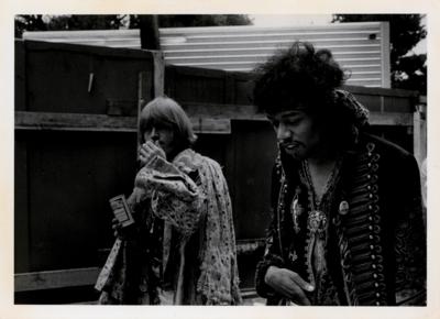 Lot #3061 Jimi Hendrix and Brian Jones Original