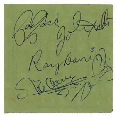 Lot #3204 The Kinks Signed 1973 City Hall (Newcastle) Concert Ticket - Image 1