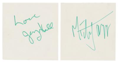Lot #3074 Mick Jagger and Jerry Hall Signatures
