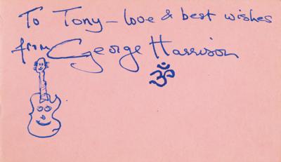 Lot #3171 Rock Guitarist Autograph Book: Harrison, Bolan, Townshend, Gilmour, and More - Image 1