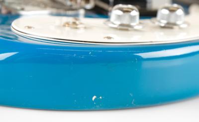 Lot #3434 Johnny Ramone's Signed and Rehearsal-Used Blue Mosrite Electric Guitar - Image 13