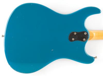 Lot #3434 Johnny Ramone's Signed and Rehearsal-Used Blue Mosrite Electric Guitar - Image 5