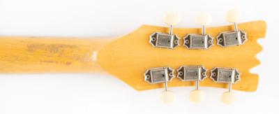 Lot #3434 Johnny Ramone's Signed and Rehearsal-Used Blue Mosrite Electric Guitar - Image 9