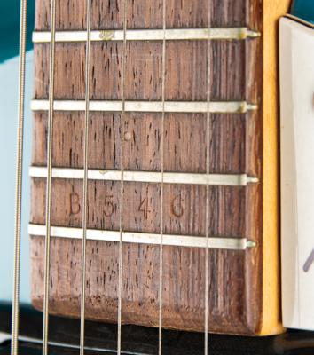 Lot #3434 Johnny Ramone's Signed and Rehearsal-Used Blue Mosrite Electric Guitar - Image 10