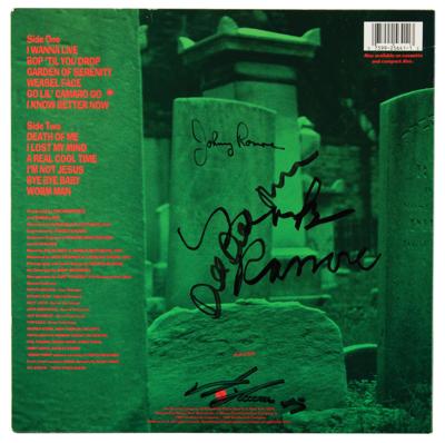 Lot #3442 Ramones Signed Album - Image 1