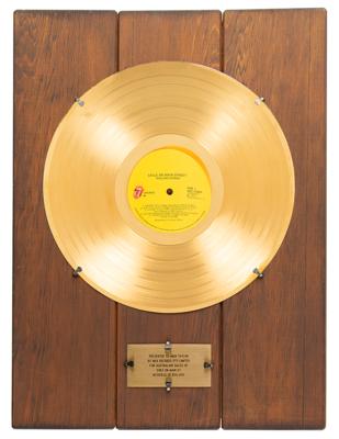 Lot #3073 Rolling Stones: Mick Taylor's WEA Records In-House Award for Exile on Main St. - Image 1