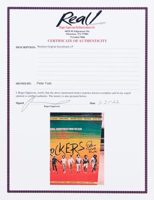 Lot #3252 Peter Tosh Signed Album - Image 2