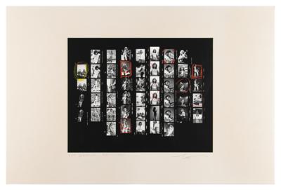 Lot #3103 Led Zeppelin Proof Sheet Print Signed by Neal Preston - Image 2