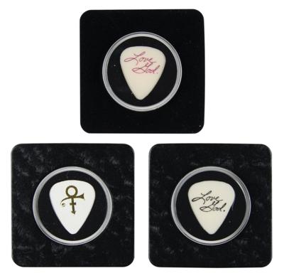 Lot #3549 Prince's (3) Personally-Used Guitar Picks - Image 1