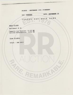 Lot #3587 Prince: Paisley Park Studios Ephemera - Image 2