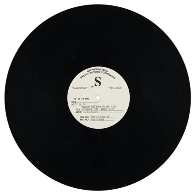 Lot #3594 T. C. Ellis 'Pussycat' Test Pressing - Image 2