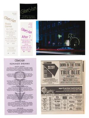 Lot #3646 Prince Glam Slam Nightclub Ephemera - Image 2