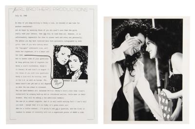 Lot #3584 Wendy and Lisa (5) Photographs (One Signed, Three Unreleased) - Image 3