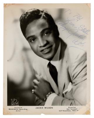 Lot #3151 Jackie Wilson Signed Photograph - Image 1