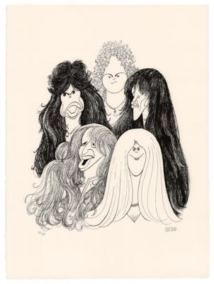 Lot #3258 Aerosmith: Al Hirschfeld Signed Lithograph - Image 1