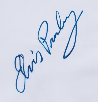 Lot #3146 Elvis Presley 1974 'Square Corner Signature' Scarf (Attested as Stage-Worn) - Image 2
