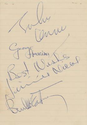 Lot #3005 Beatles Signatures (with Jimmie Nicol, 1964) - Image 1