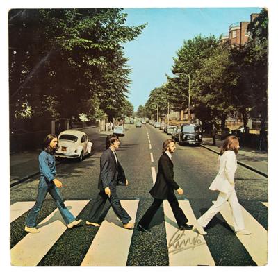 Lot #3014 Ringo Starr Signed Album: 'Abbey Road' (First Pressing) - Image 1