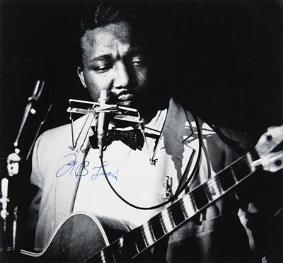 Lot #3126 American Folk Blues Festival 1965 Signed Program with Lenoir and Guy - Image 1