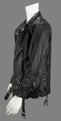 Lot #3394 Joey Ramone's Stage-Worn Leather Jacket - Image 11
