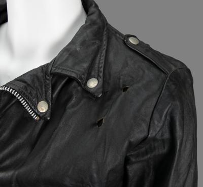 Lot #3394 Joey Ramone's Stage-Worn Leather Jacket - Image 9