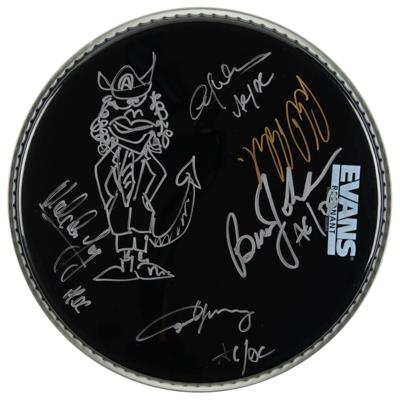 Lot #3235 AC/DC Signed Drum Head - Image 1