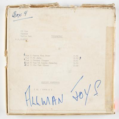 Lot #3259 Allman Brothers (9) Demo Tapes from Capricorn Records - Image 2