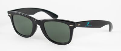 Lot #3650 Prince: Paisley Park Ray-Ban Sunglasses, Keychain, and Brochure - Image 1