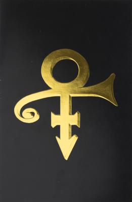 Lot #3624 Prince 'Sexy MF' Card and Paddle Fan - Image 1