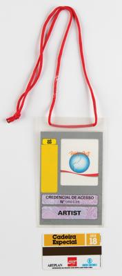 Lot #3627 Prince 1991 Rock in Rio II Passes - Image 2