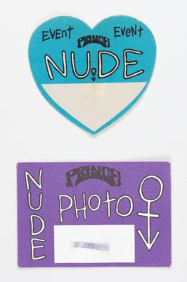 Lot #3630 Prince 1990 Nude UK Tour Book and Passes - Image 3
