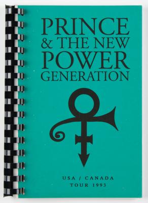 Lot #3634 Prince 1993 Act I US/Canada Tour Book - Image 1