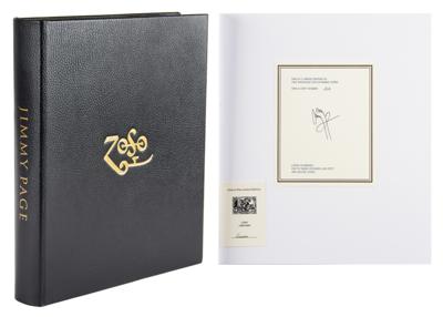 Lot #3101 Jimmy Page Signed Limited Edition Book - Image 1