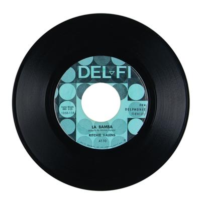 Lot #3150 Ritchie Valens Signed 'Donna / La Bamba' Single Record - One Week Before His Death - Image 3