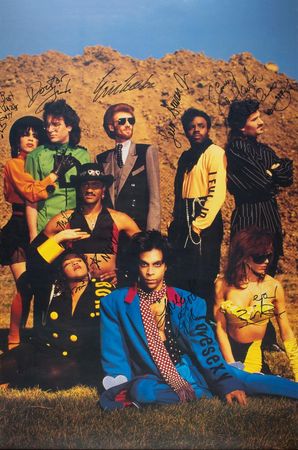 Lot #3565 Prince and Band Signed 1988 Lovesexy Tour Poster - Image 1