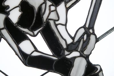 Lot #3430 The Clash Original 'London Calling' Stained Glass Hanging Artwork by Andrew D Gore - Image 2