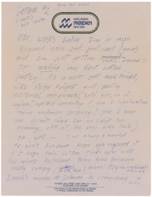 Lot #3098 Jerry Garcia Ultra-Rare Autograph Letter Signed with Sketch of Grateful Dead at Greek Theatre - Image 5