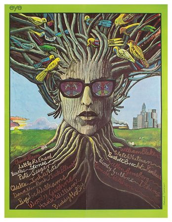 Lot #3049 Bob Dylan 1968 Eye Magazine Poster 'Musical Roots and Branches' - Image 1